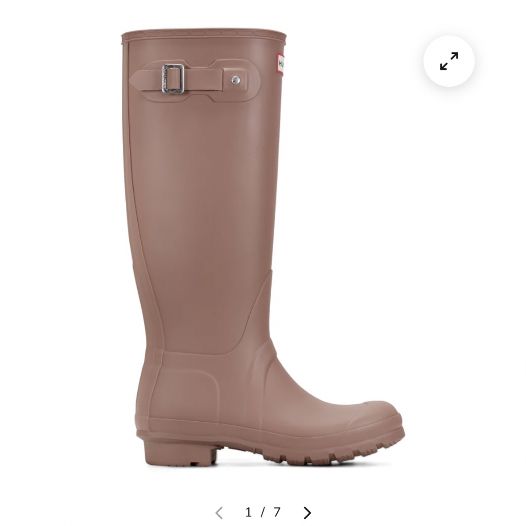 Hunter Tall Rain Boot In Taupe